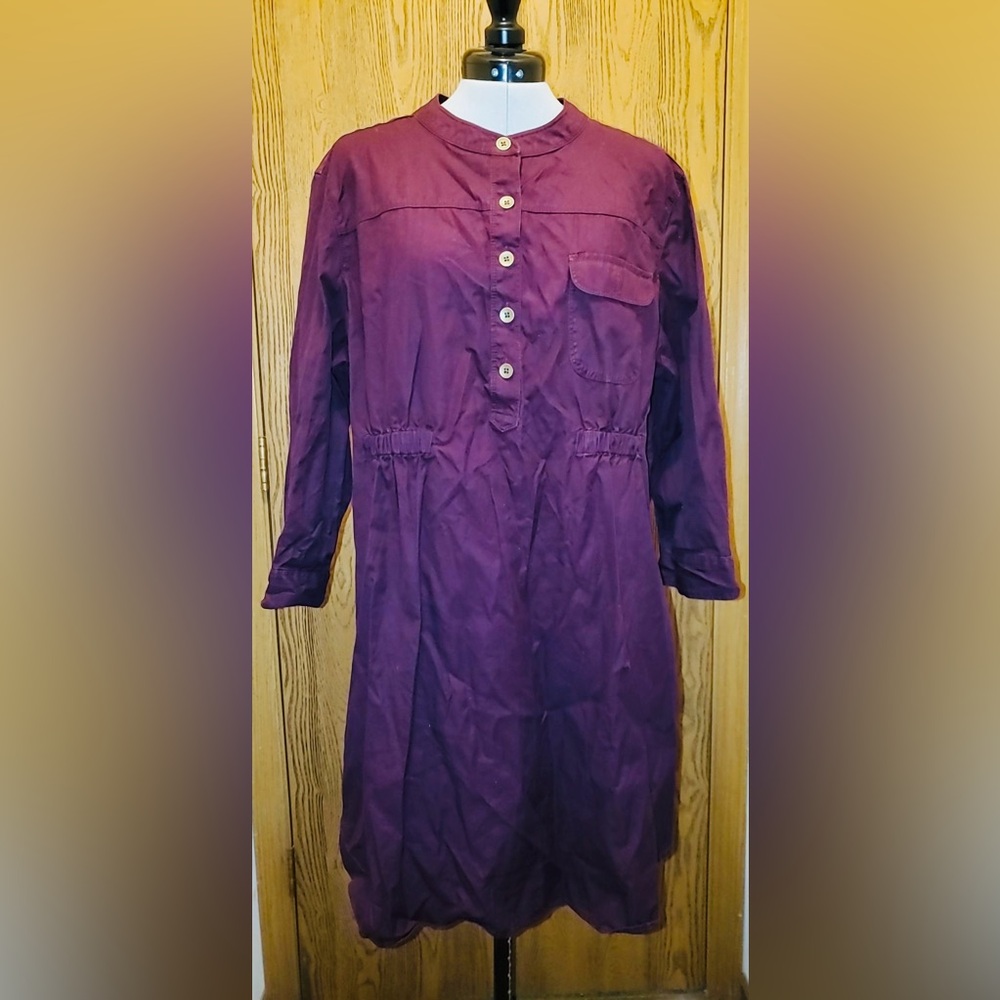 Gap Maternity Plus Size Dress NWOT XXL | Real Color is Burgundy Red not Purple
